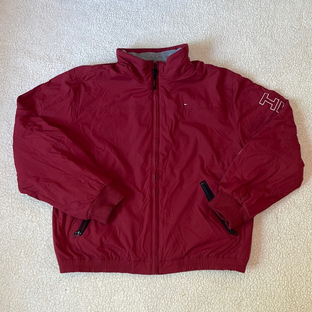 Tommy Hilfiger Embroidered Sleeve Coat